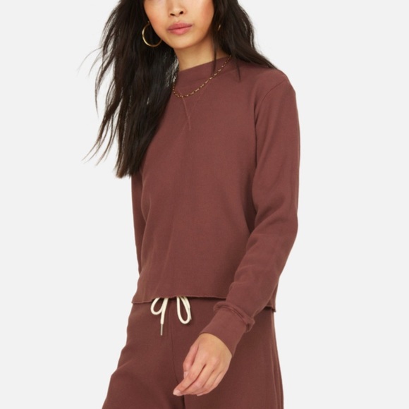 MATE the label organic thermal boxy top - Picture 5 of 6